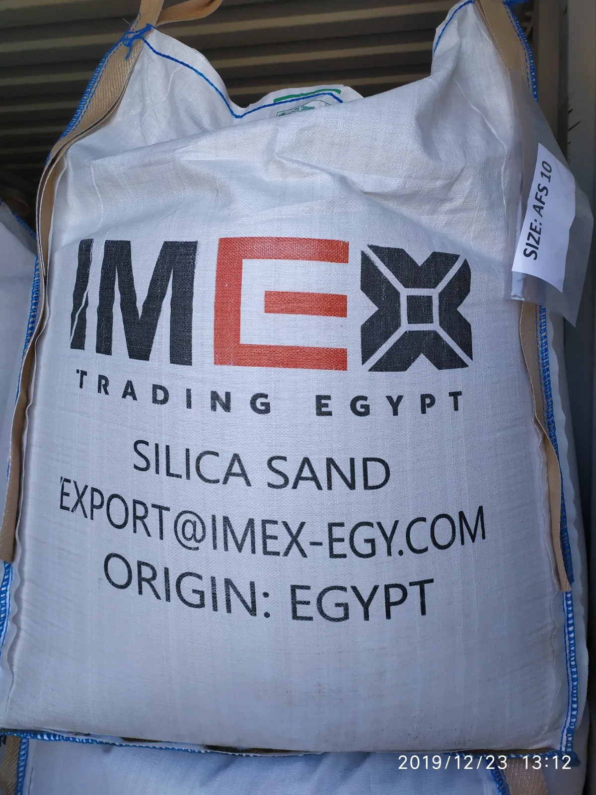 Close view of IMEX bulk packaging