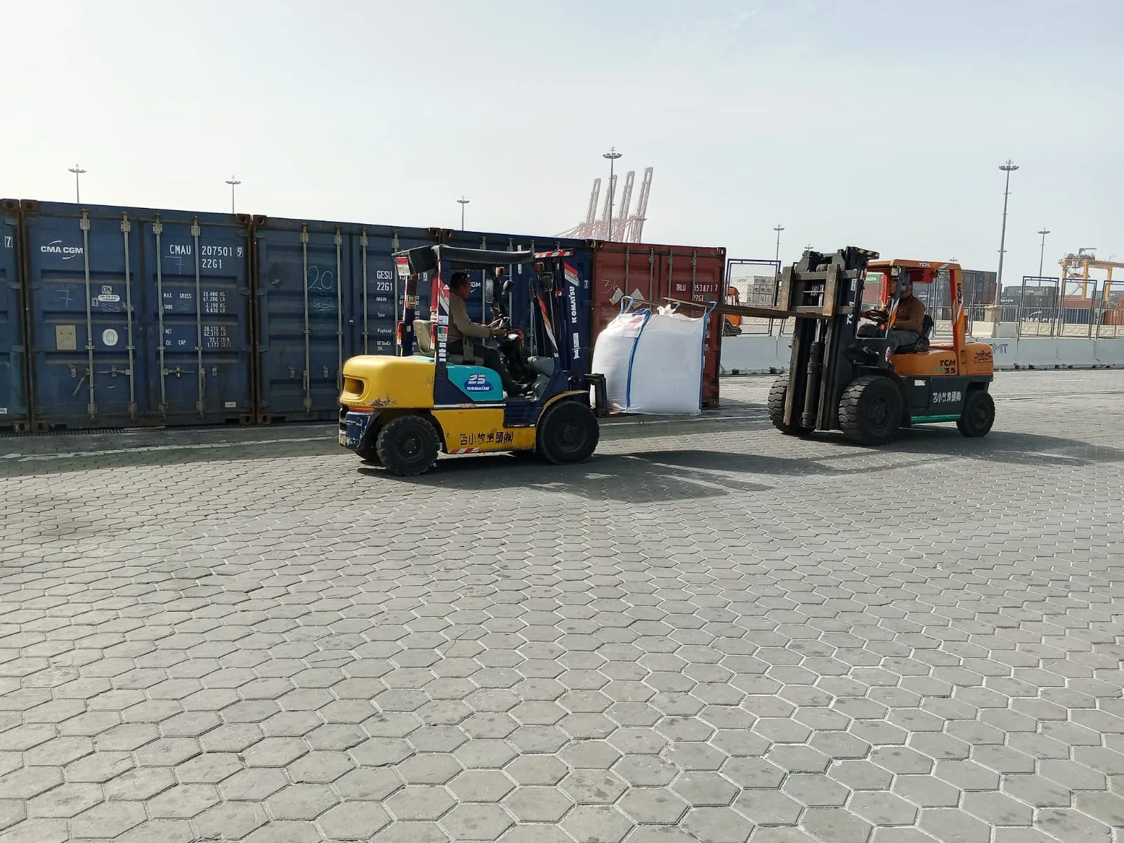 Container yard loading operations