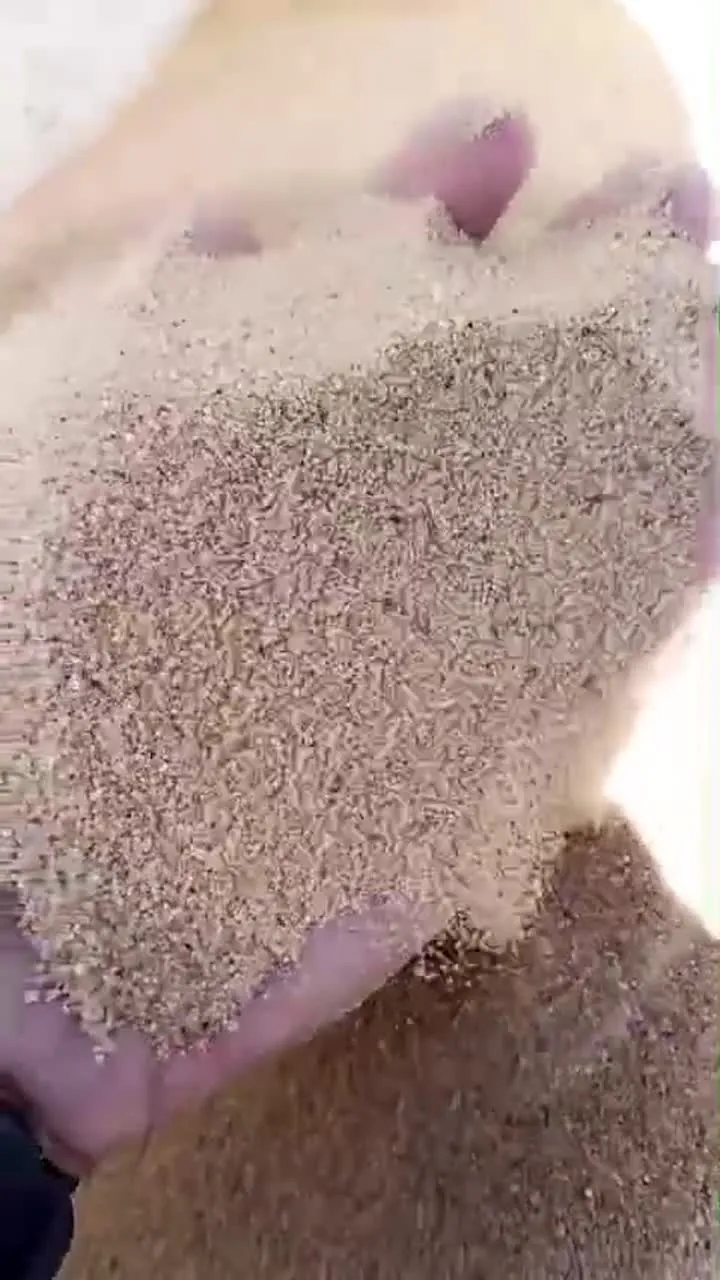 Video preview of silica sand sample