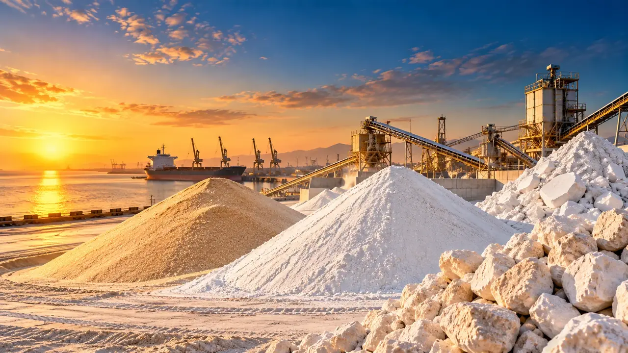 Egyptian industrial minerals and export port