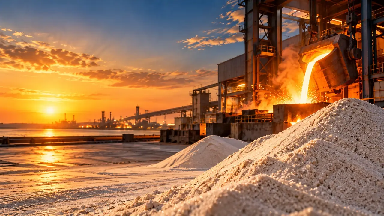Foundry sand for metal casting applications